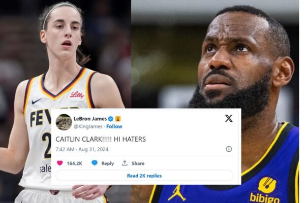 LeBron James comes to Caitlin Clark’s defense