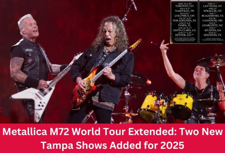 Metallica M72 World Tour Extended Two New Tampa Shows Added for 2025