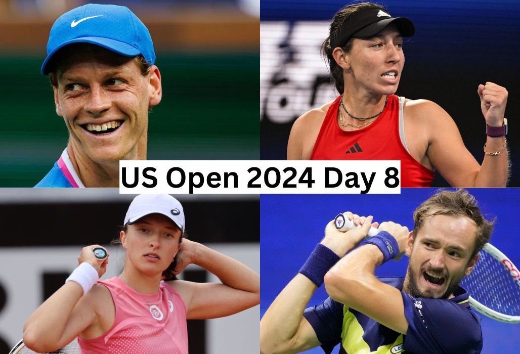 US Open 2024 Day 8 Sinner, Medvedev, and Swiatek Shine as Quarterfinals Loom